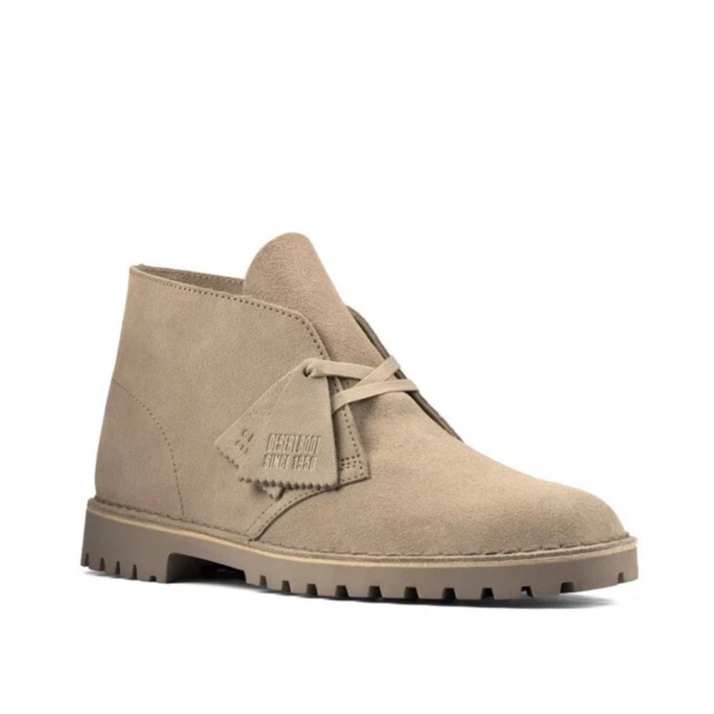 Clarks Men's Tan Suede Desert Boots Size 13